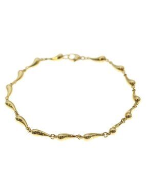 Tiffany & Co Elsa Peretti Teardrop Bracelet 18K YG Yellow
